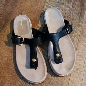 Ckarks sandals Black leather🖤